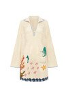 SPLASH MINI DRESS (CREAM) 