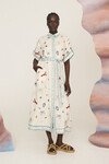 SANDY EMBROIDERED SHIRTDRESS (MULTI) 