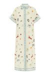 SANDY EMBROIDERED SHIRTDRESS (MULTI) 
