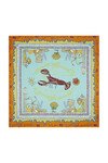 SURREALIST SUMMER SILK SCARF (MULTI) 