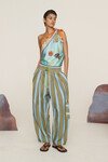 SURREALIST SUMMER SILK SCARF (MULTI) 