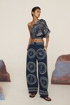OCEANE SILK SCARF (BLUE)