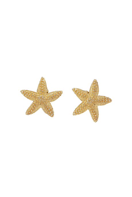 REVERIE STARFISH STATEMENT EARRINGS (GOLD) 