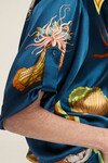DORIAN SILK SHIRT (NAVY) 