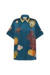 DORIAN SILK SHIRT (NAVY) 