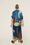 DORIAN SILK PANT (NAVY)