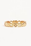 CONNECTED HEARTS RING (18K GOLD VERMEIL)