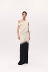 AMORY DRESS (IVORY & BLACK)