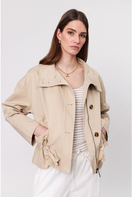 OLYMPUS SHORT TRENCH (CAMEL)