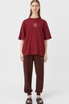 MONICA TEE (BURGUNDY)