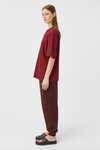 MONICA TEE (BURGUNDY)