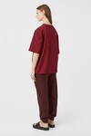 MONICA TEE (BURGUNDY)