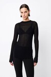 BRISTOL HIGH NECK TOP (BLACK)