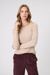REIGN LONG SLEEVE KNIT (WHEAT)