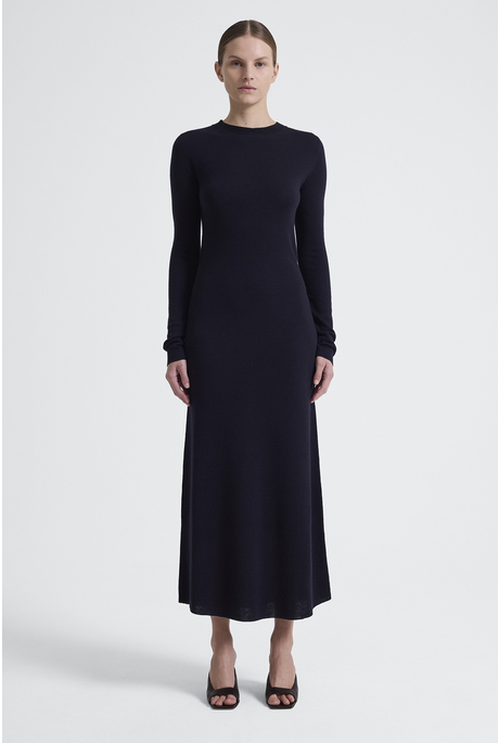PUZZLE DRESS (DARKEST NAVY)