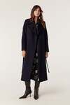 EVANS WOOL COAT (NAVY)