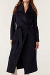 EVANS WOOL COAT (NAVY)