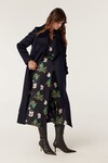 EVANS WOOL COAT (NAVY)