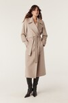 EVANS WOOL COAT (PEBBLE)