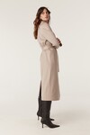 EVANS WOOL COAT (PEBBLE)