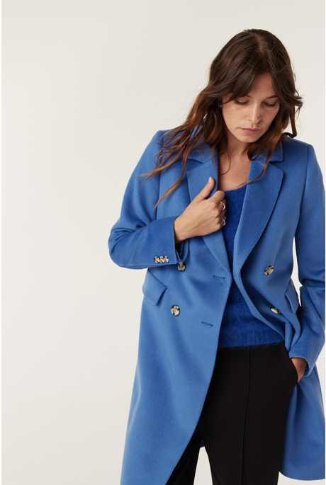WINDSOR WOOL COAT (SKY BLUE)