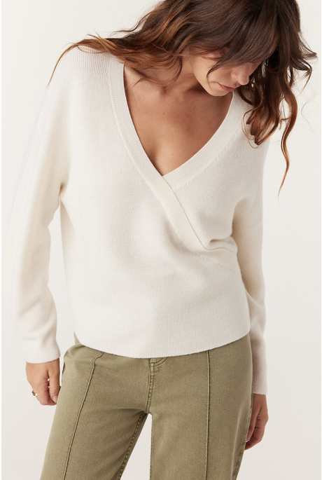 AUDREY MERINO JUMPER (MILK)