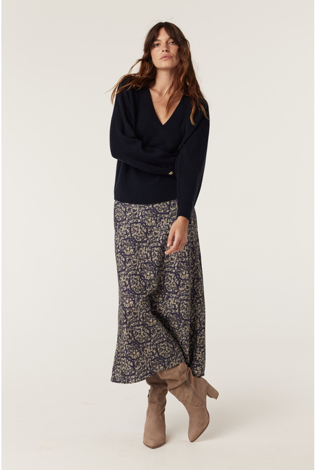AUDREY MERINO JUMPER (MIDNIGHT NAVY)