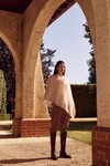 BRUSHED PURE CASHMERE PONCHO (FAWN)