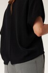 PURE CASHMERE RELAXED TOP (BLACK)