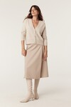 PURE CASHMERE V CARDIGAN (OATMEAL)