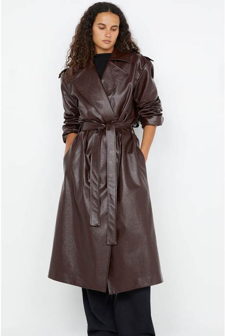 SCYLLA TERNCH COAT (BURGANDY)