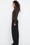 SIERA LONG SLEEVE TOP (DARK CHOCOLATE)