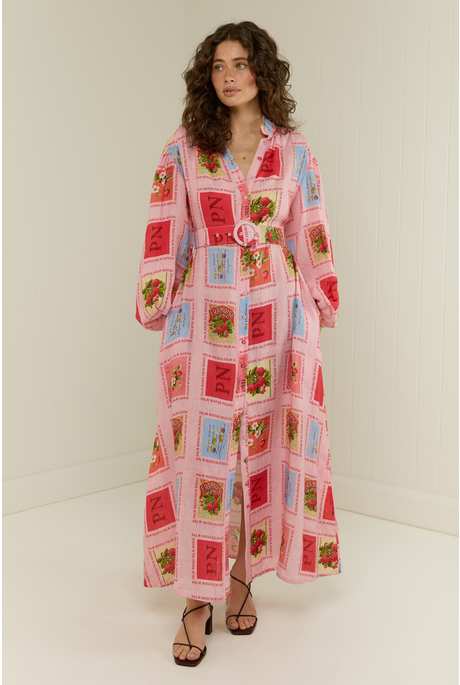 NODDY DRESS (STRAWBERRY STAMP)