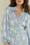 TESSIE DRESS (PERIWINKLE PAISLEY)