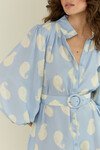 TESSIE DRESS (PERIWINKLE PAISLEY)