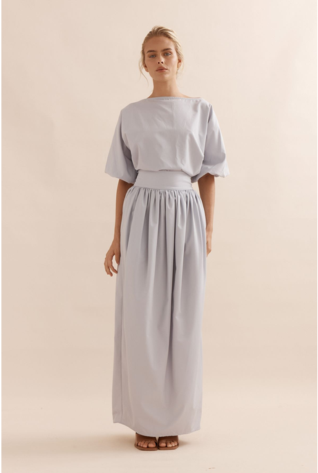 TULIP SKIRT (DUCK EGG BLUE)