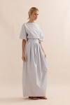 TULIP SKIRT (DUCK EGG BLUE)
