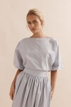 TULIP SKIRT (DUCK EGG BLUE)