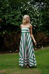 RUE DRESS (BABY/FOREST STRIPE)