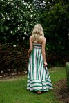 RUE DRESS (BABY/FOREST STRIPE)