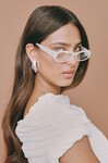 MAXI BLOB EARRINGS CLIP ON (STERLING SILVER)