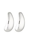 MAXI BLOB EARRINGS CLIP ON (STERLING SILVER)