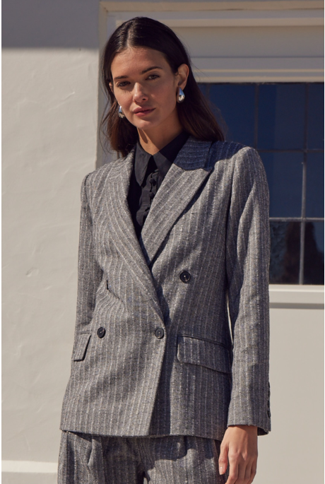 CATALYSIS JACKET (HERRINGBONE PINSTRIPE) 