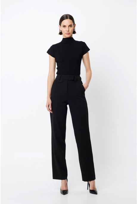 BOSTON STRAIGHT LEG PANT (BLACK)