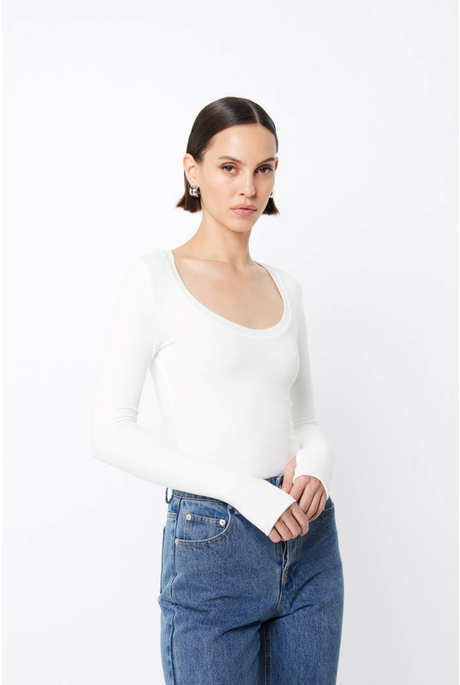 LINCOLN TOP (IVORY)