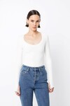 LINCOLN TOP (IVORY)