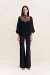 EMORY LACE BLOUSE (BLACK)