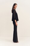EMORY LACE BLOUSE (BLACK)