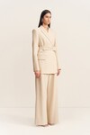 NEWMAN HOURGLASS BLAZER WITH BELT (PARCHMENT)