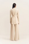 NEWMAN HOURGLASS BLAZER WITH BELT (PARCHMENT)